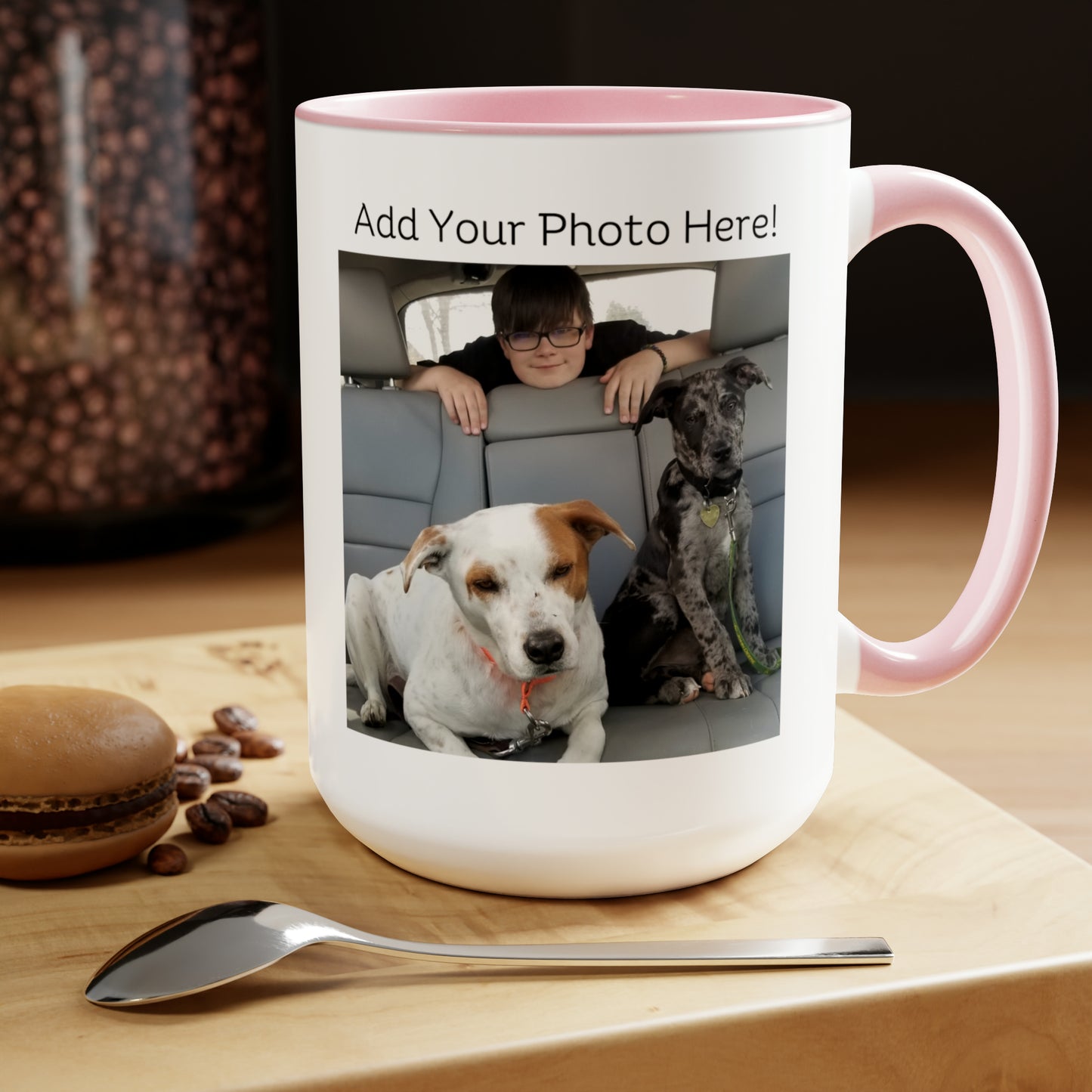 A Shelter Dog Rescued This Family, Personalized Mug