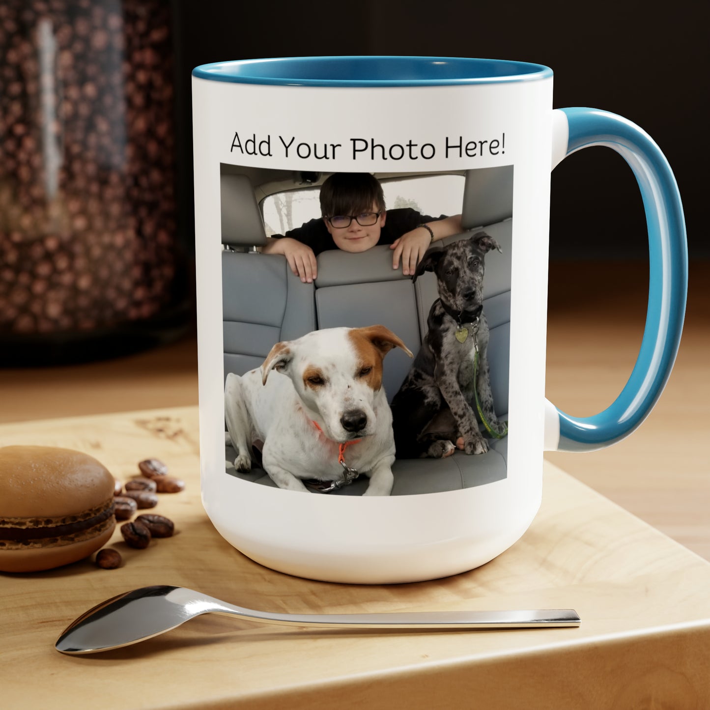A Shelter Dog Rescued This Family, Personalized Mug