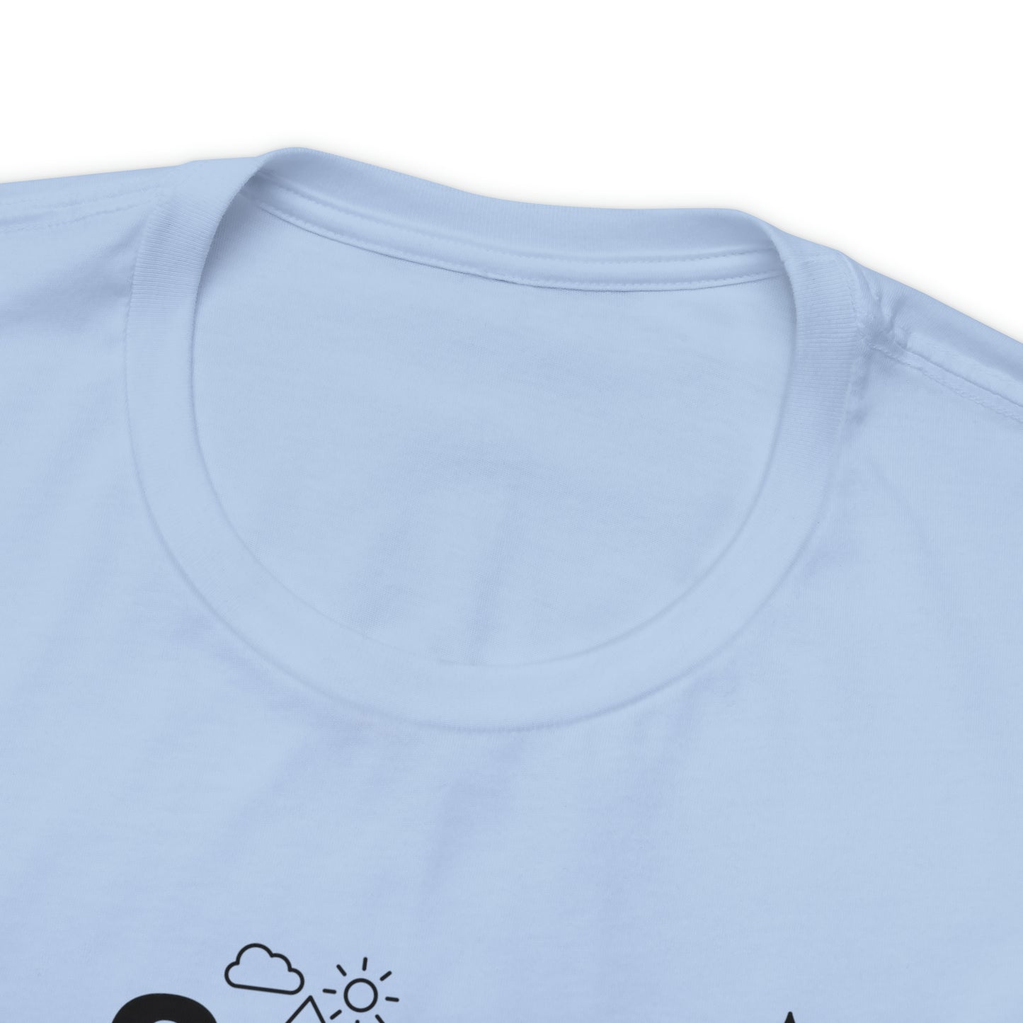 Camp More Stress Less Unisex Jersey Short Sleeve Tee