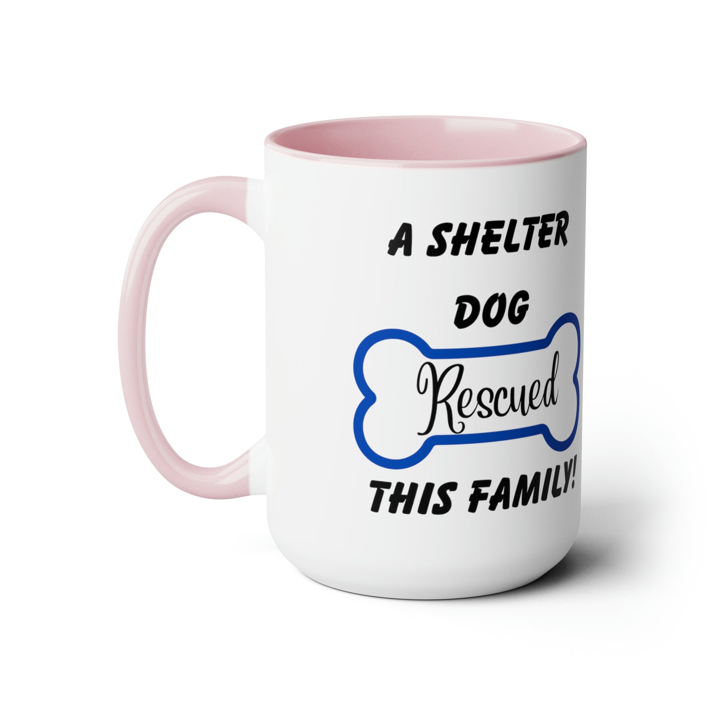 A Shelter Dog Rescued This Family, Personalized Mug