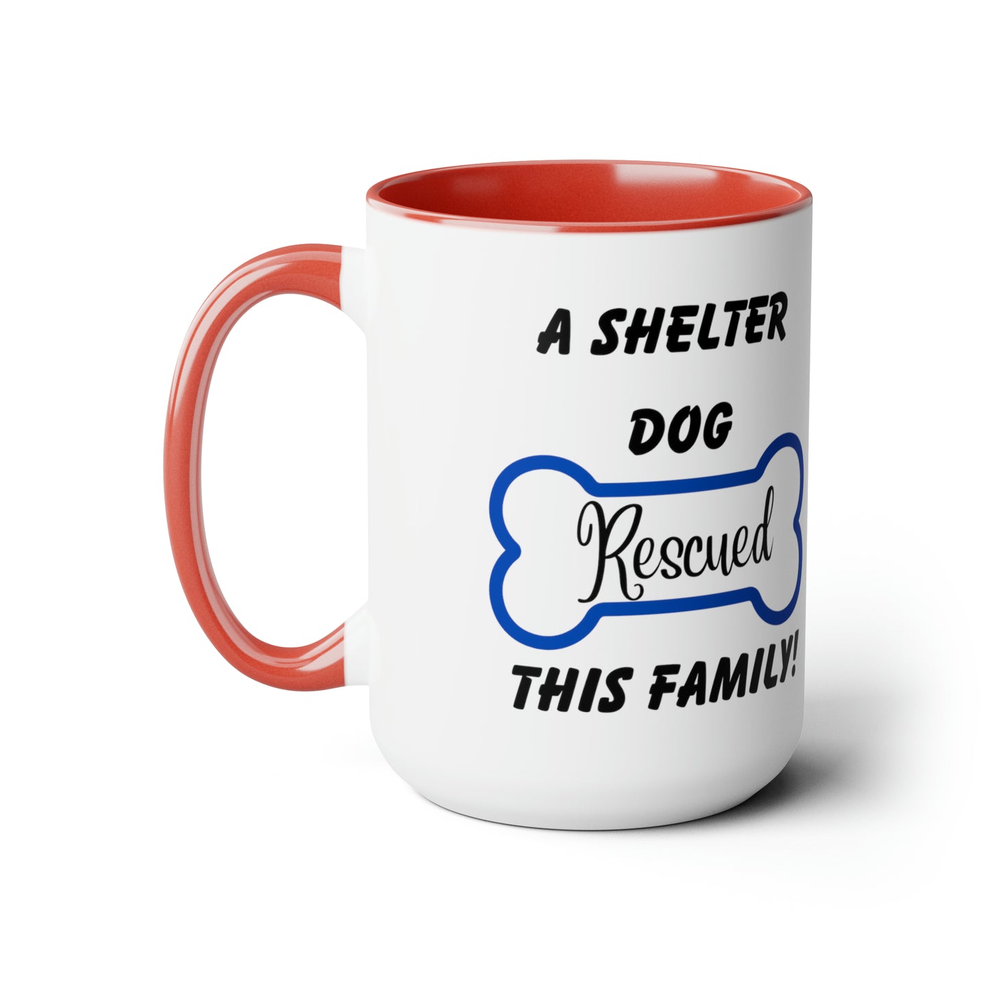 A Shelter Dog Rescued This Family, Personalized Mug