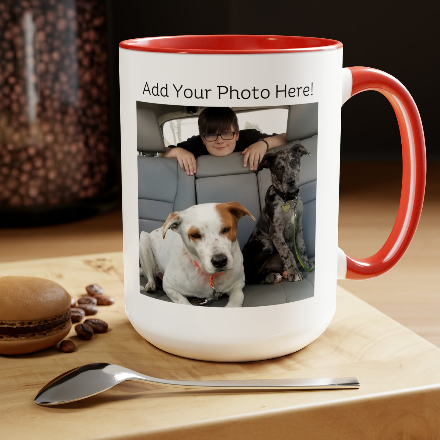 A Shelter Dog Rescued This Family, Personalized Mug