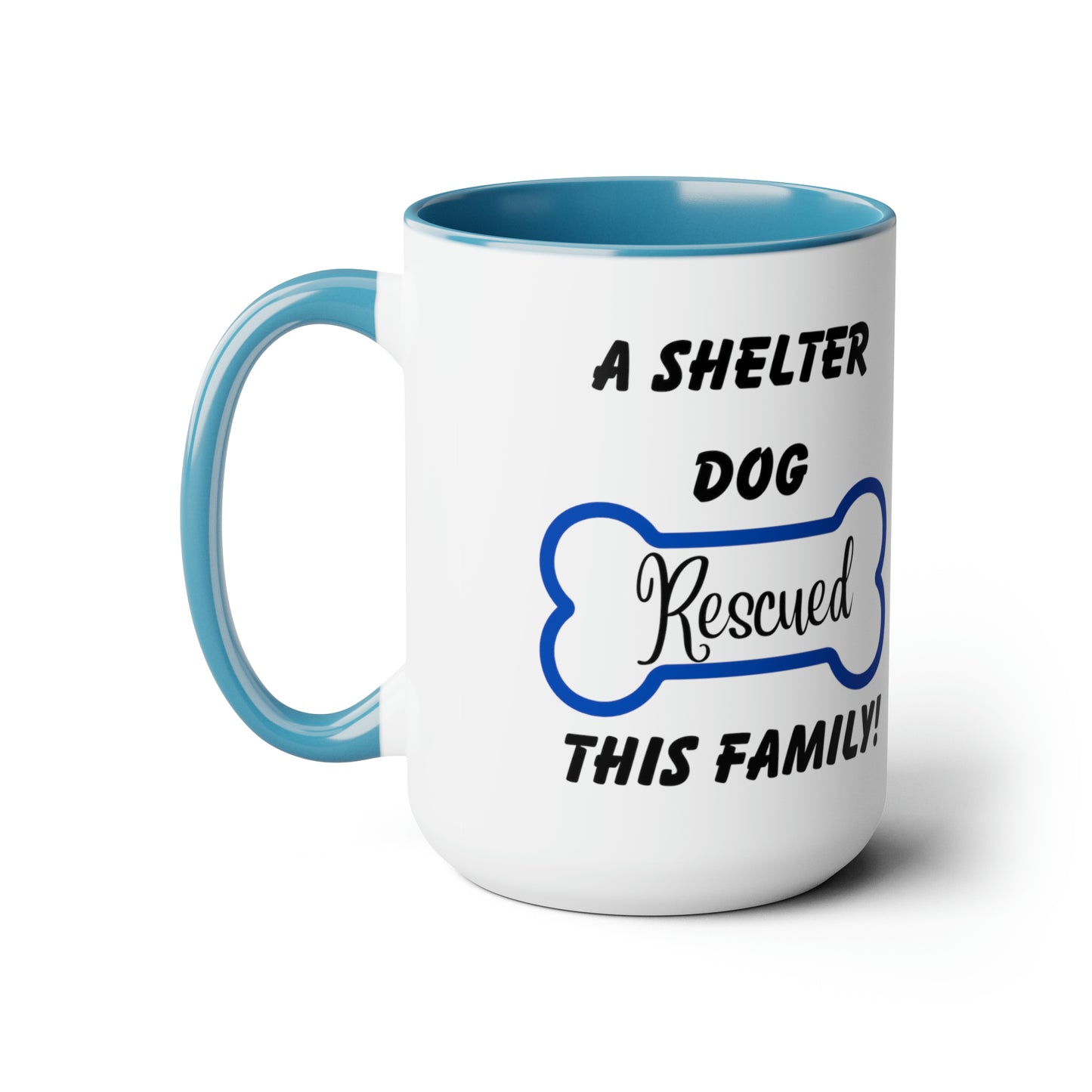 A Shelter Dog Rescued This Family, Personalized Mug