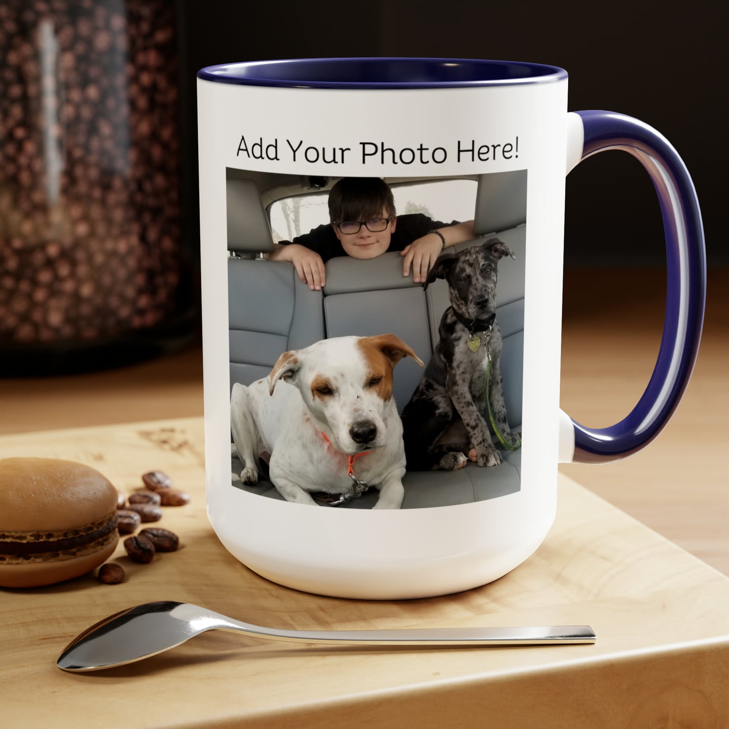 A Shelter Dog Rescued This Family, Personalized Mug