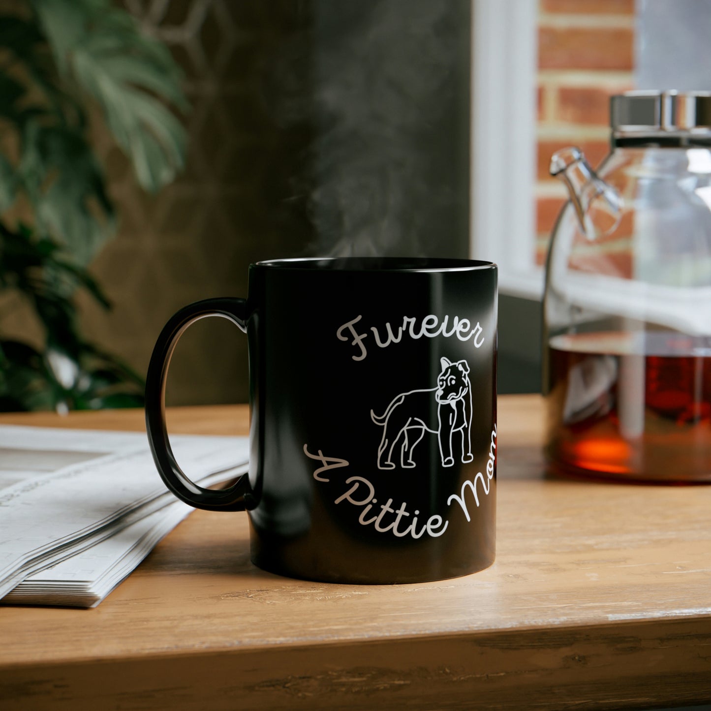 Furever A Pittie Mom Ceramic Mug 11oz