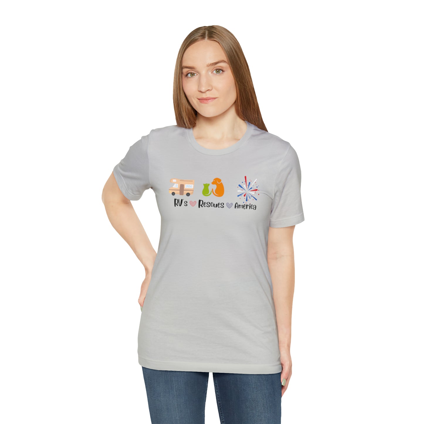 RVs, Rescues, America Unisex Jersey Short Sleeve Tee Shirt