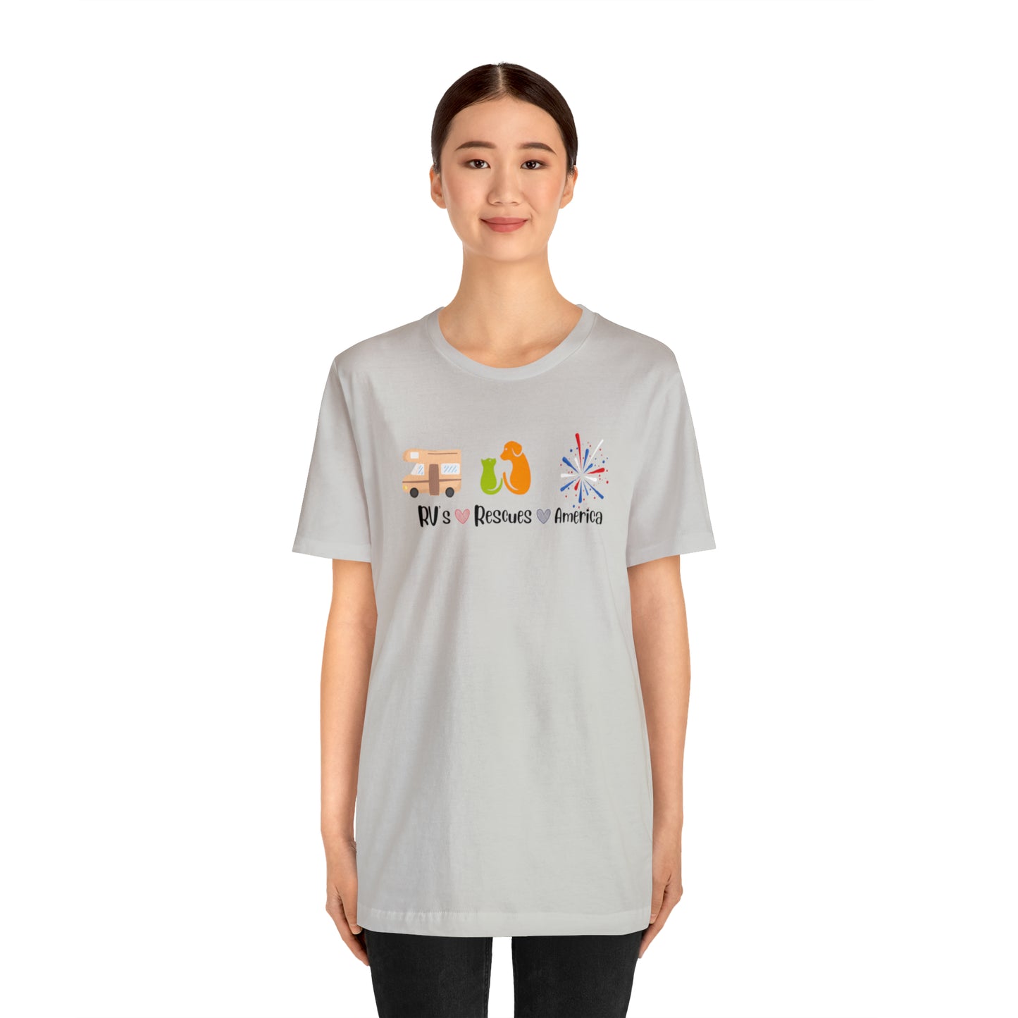 RVs, Rescues, America Unisex Jersey Short Sleeve Tee Shirt