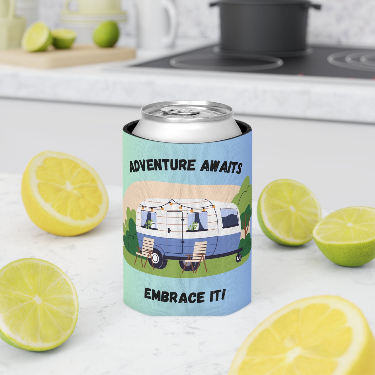 Adventure Awaits, Embrace It! Can Cooler