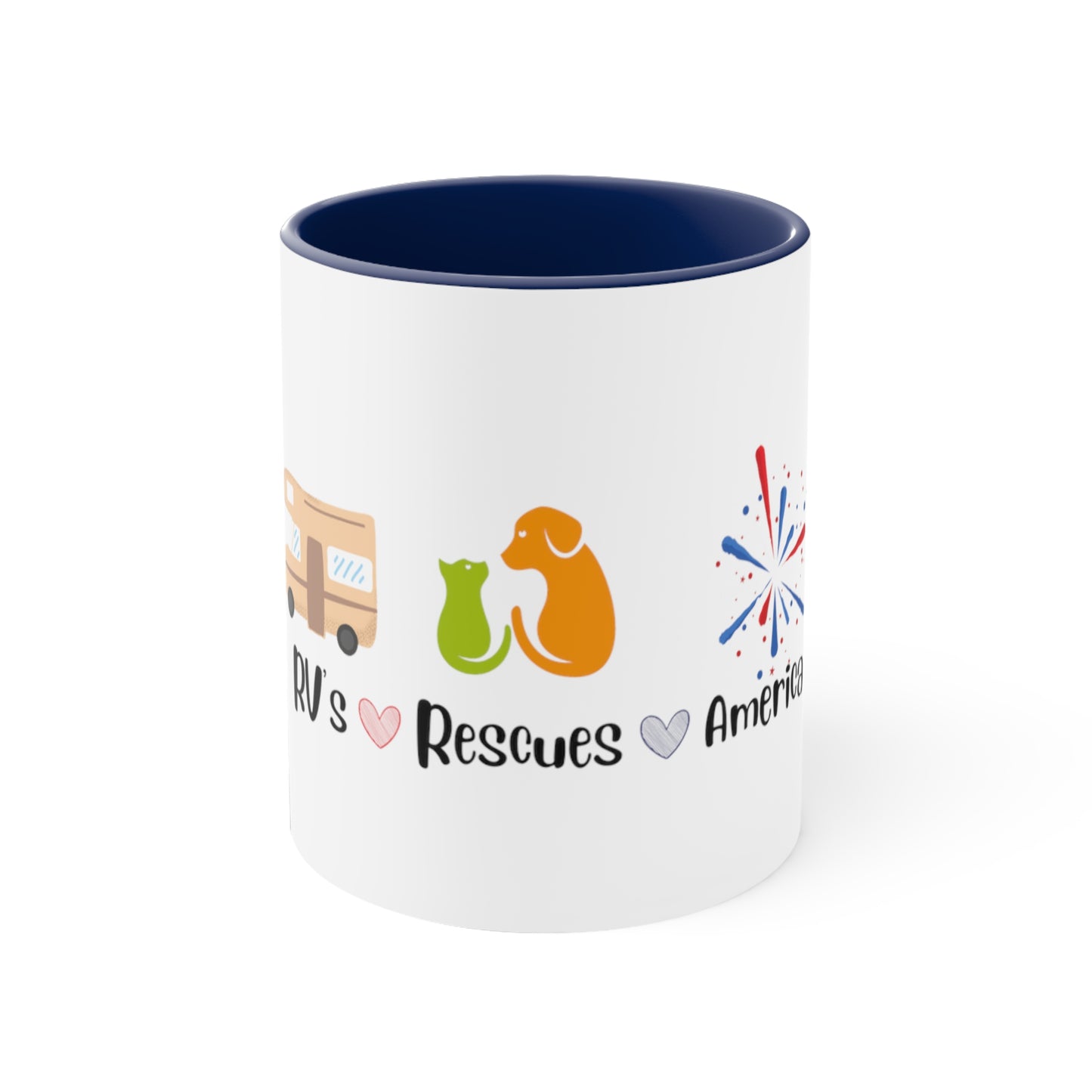 RVs, Rescues & America Mug, 11oz