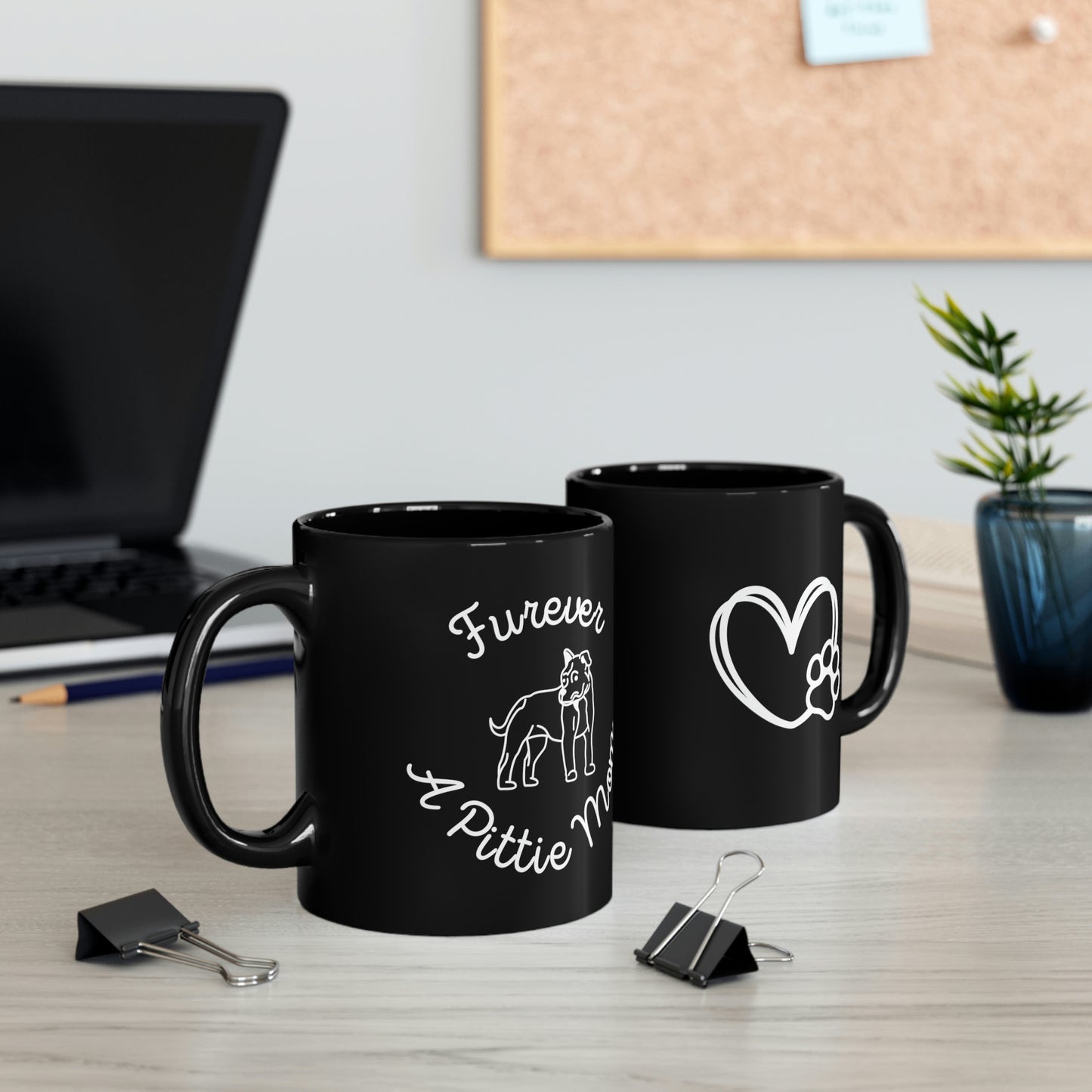 Furever A Pittie Mom Ceramic Mug 11oz