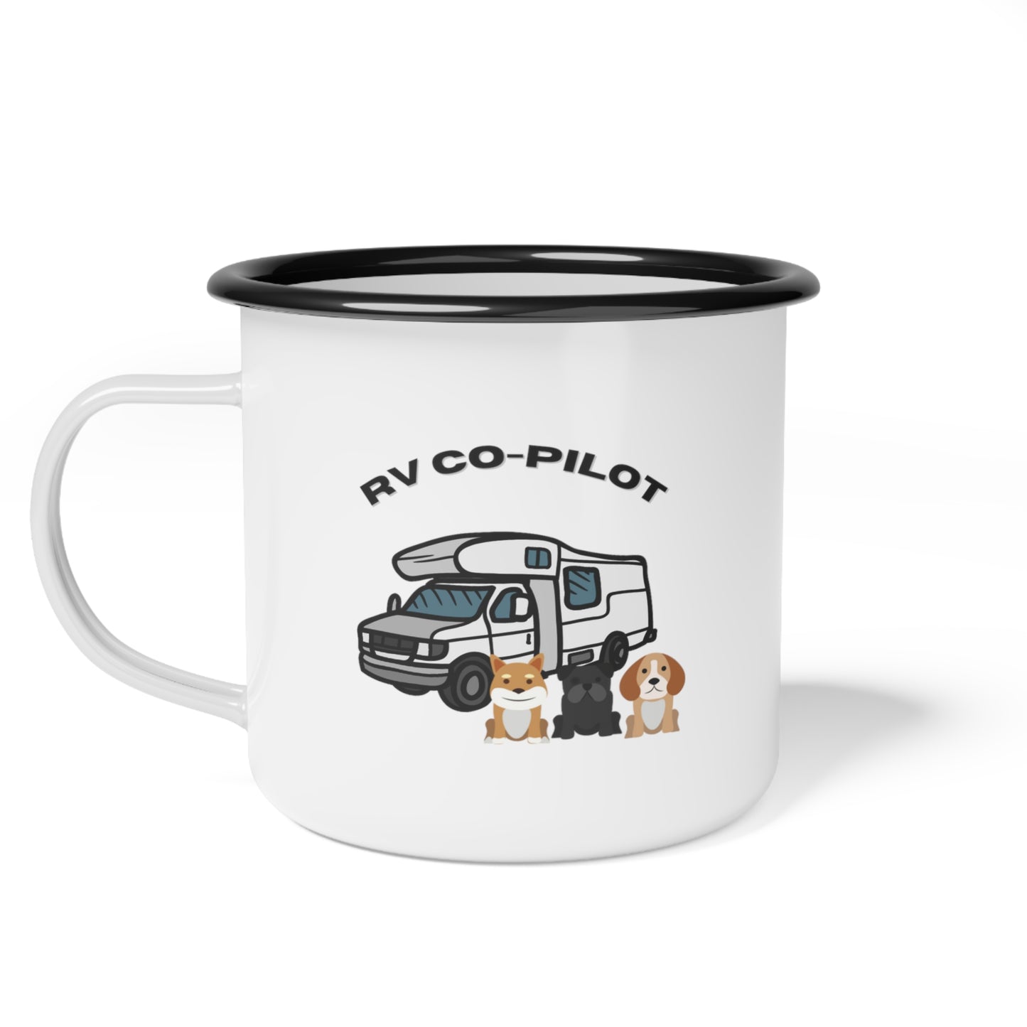 RV Co-Pilot Enamel Camp Cup