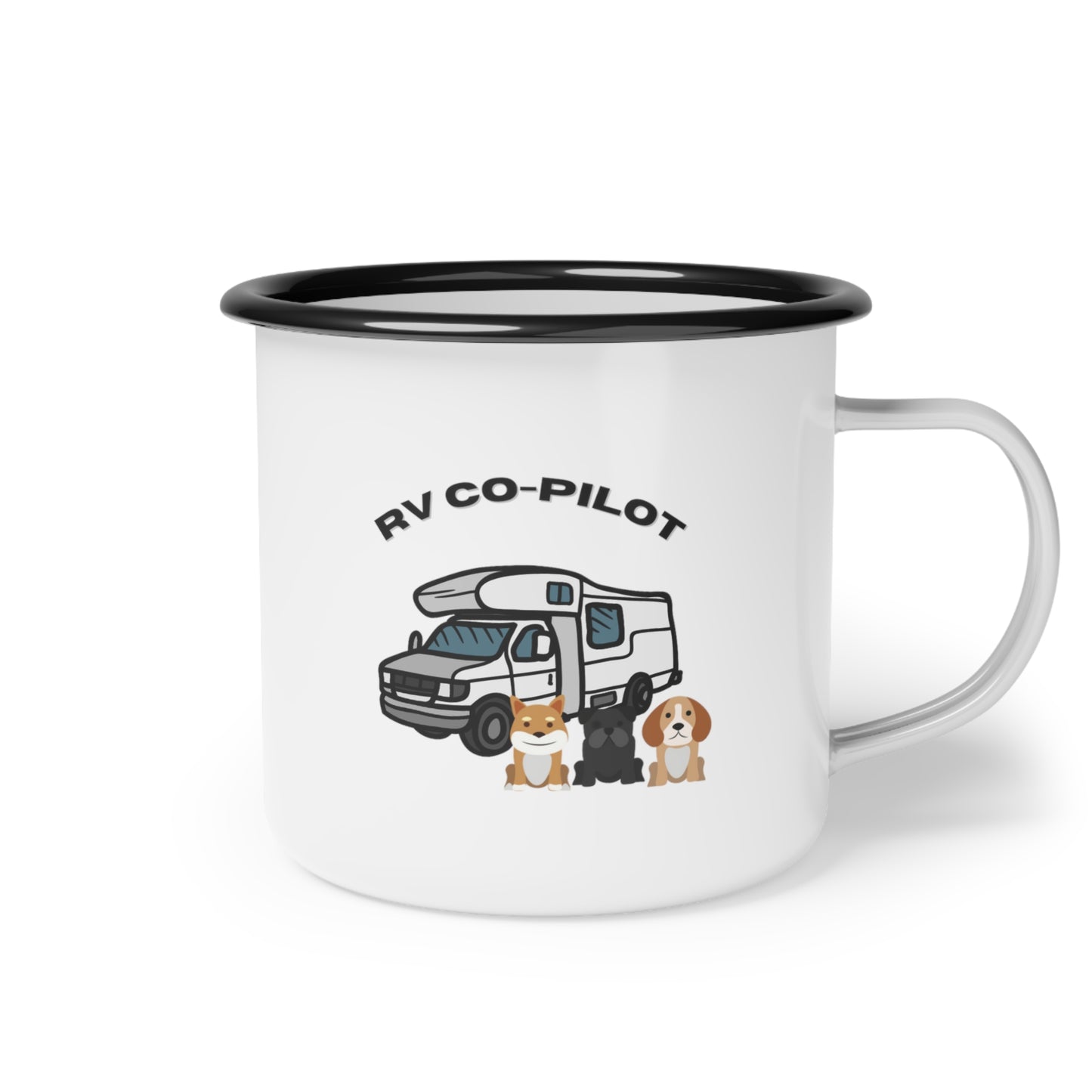 RV Co-Pilot Enamel Camp Cup