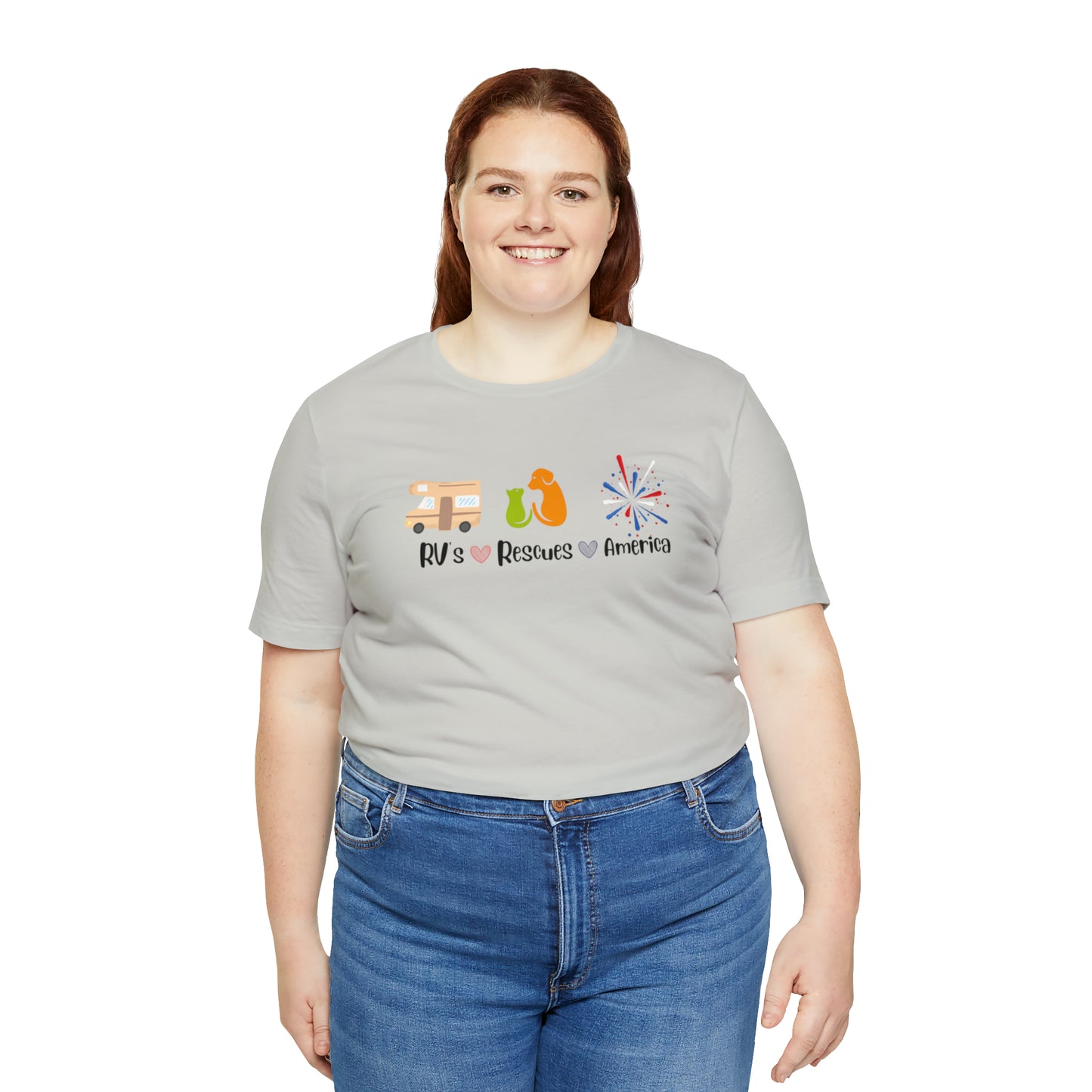 RVs, Rescues, America Unisex Jersey Short Sleeve Tee Shirt