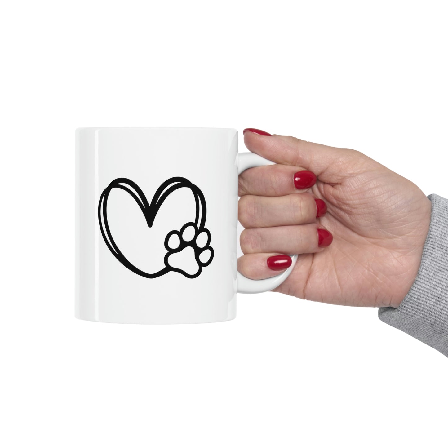 Furever A Pittie Mom Ceramic Mug 11oz