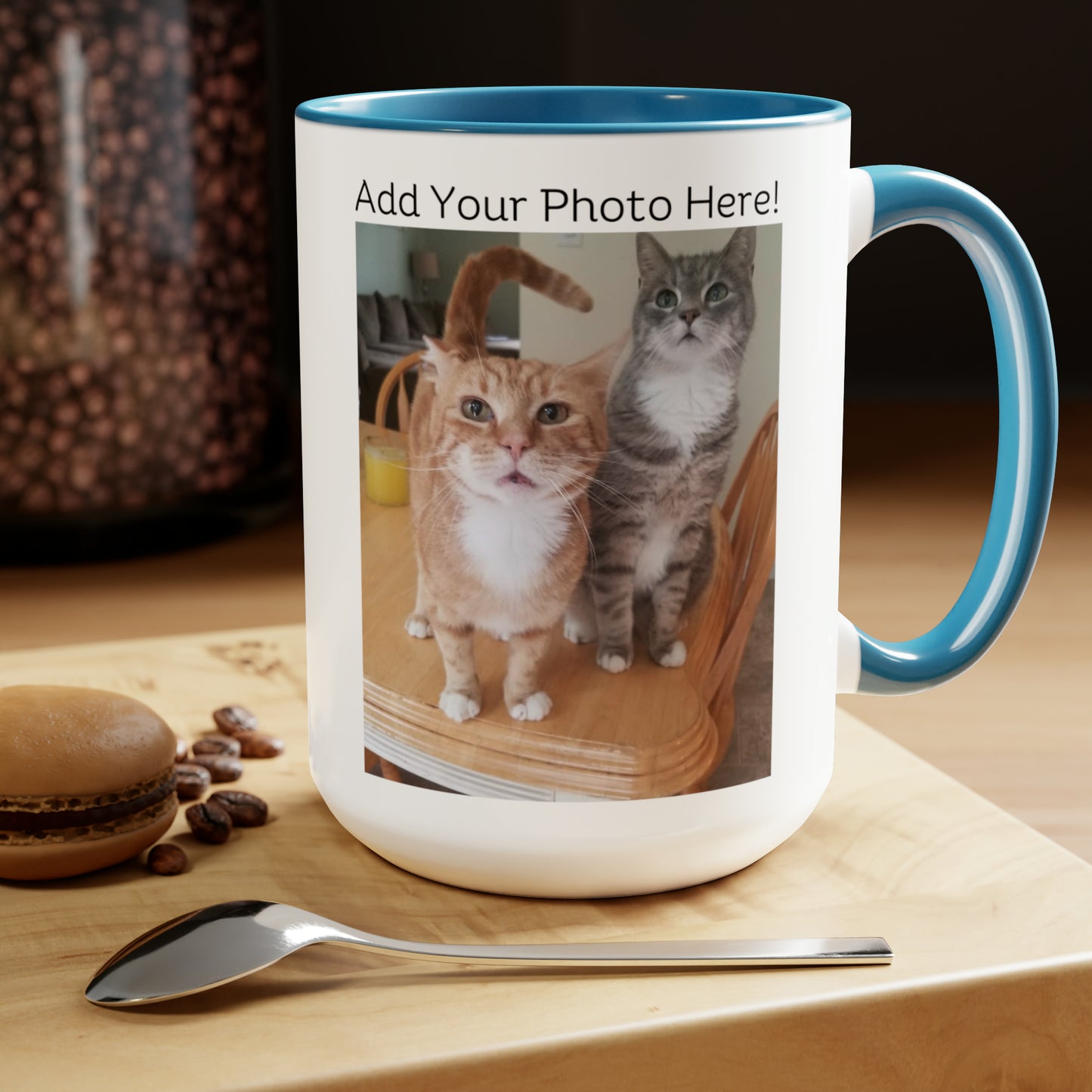 A Shelter Cat Rescued This Family; Personalized Mug