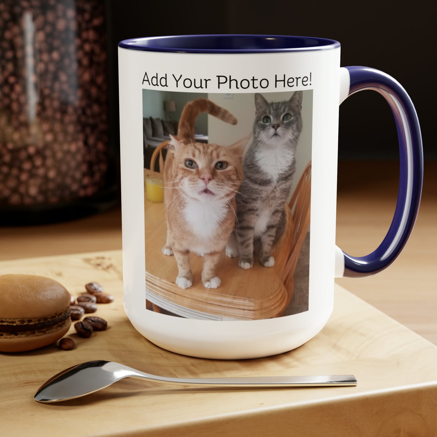 A Shelter Cat Rescued This Family; Personalized Mug