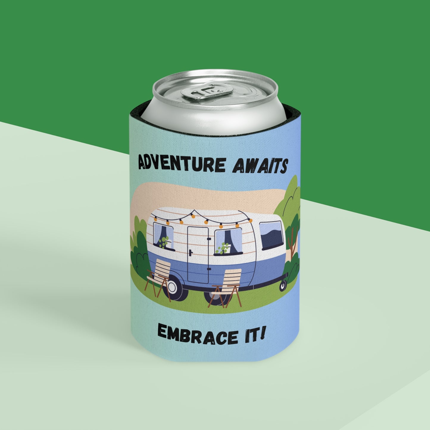 Adventure Awaits, Embrace It! Can Cooler