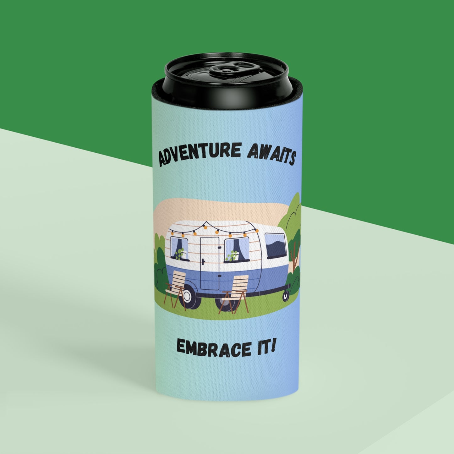 Adventure Awaits, Embrace It! Can Cooler