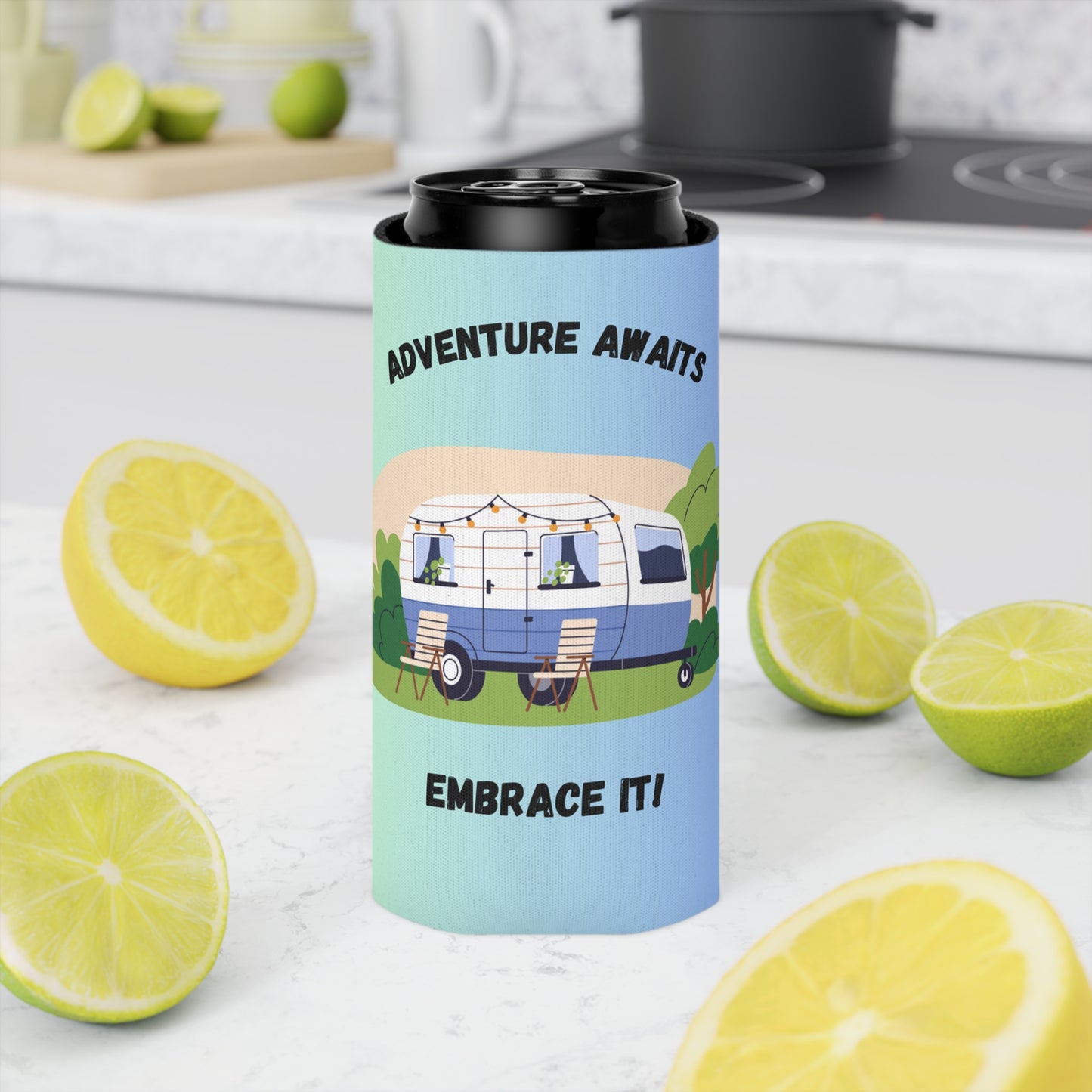 Adventure Awaits, Embrace It! Can Cooler